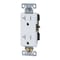 Faith Duplex Straight Blade Receptacle, 5-20R, 20 A, 125V AC, 2 Pole, 3 Wire, Grounded SSRE4TR-WH - alternate 1